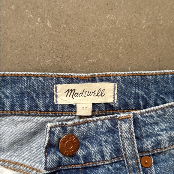 Madewell Blue Denim Skirt - Picture 2 of 2
